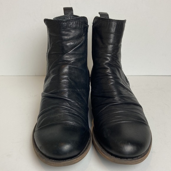 Miz Mooz Womens Lissie Black Genuine Leather Chelsea Boots Size 40 9-9.5 whimsy - Picture 7 of 16
